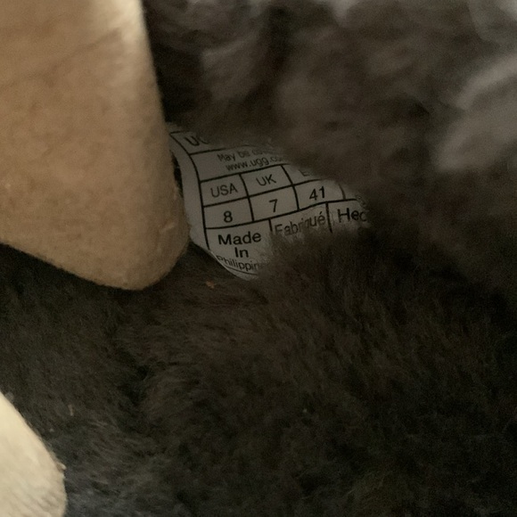 UGG Mens Slippers Ascor Leather Size 11 & Size 8 Black Nwt - Picture 8 of 8